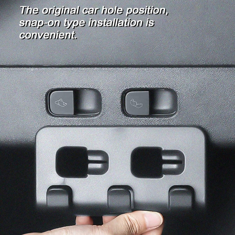 For Tesla Model Y 2021-2023 Car Snap-on Trunk Button Storage Hook, Trunk Button Hook