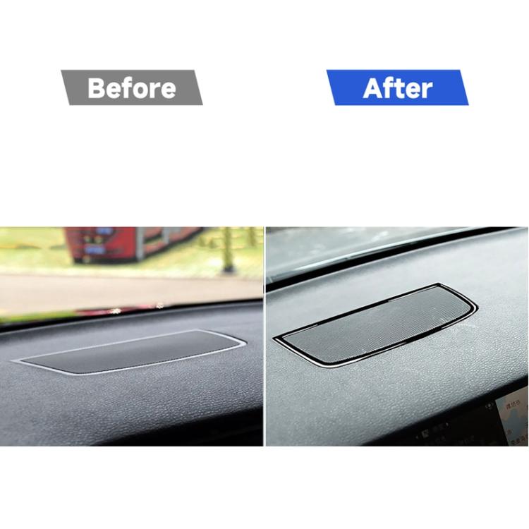 Car Dashboard Horn Frame Decorative Sticker for BMW X5 E70 / X6 E71 2008-2013, Left and Right Drive Universal, Dashboard Horn Frame