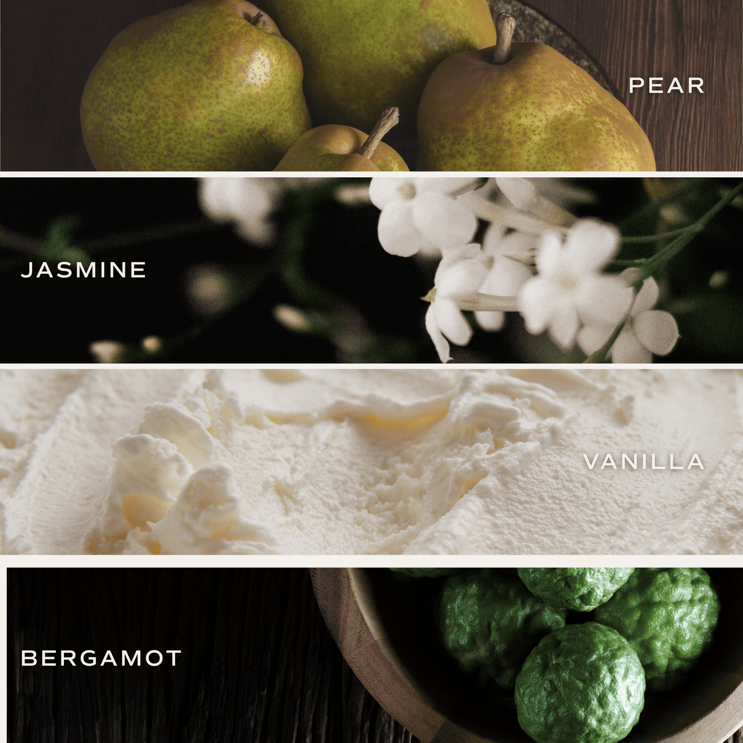 Cashmere and Vanilla Soy Candle - Clear Jar - 9 oz