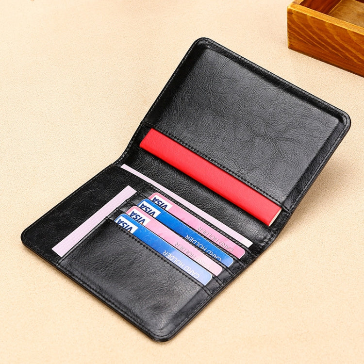 TP-8296 Multi-functional RFID Leather Travel Passport Holder