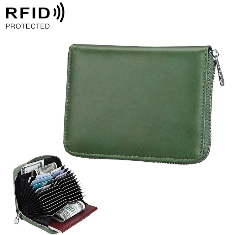 Antimagnetic RFID Multi-functional Genuine Leather Card Package