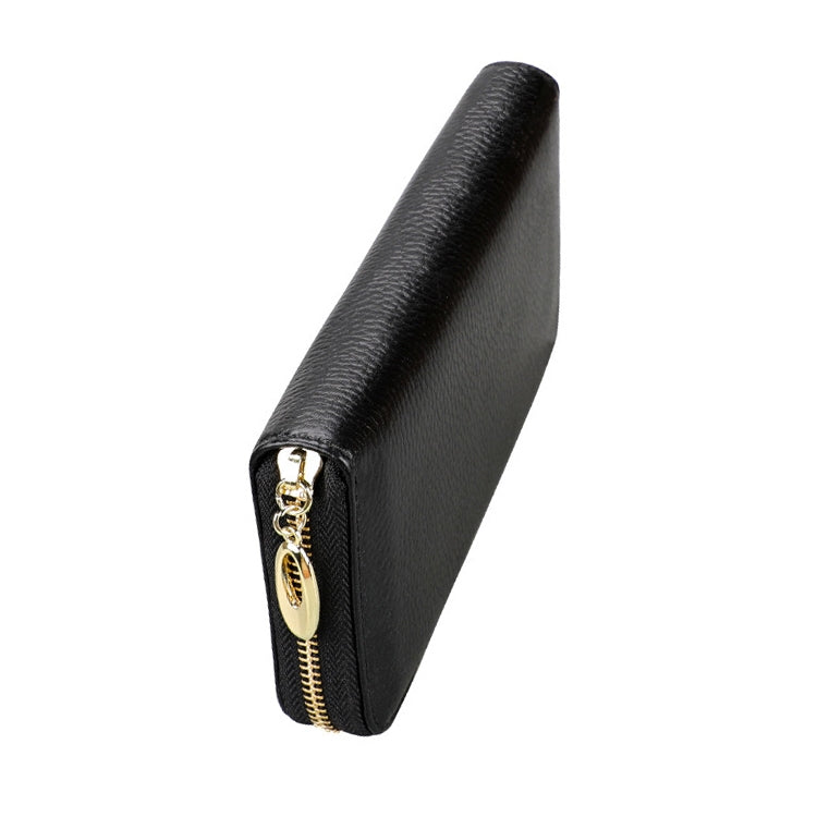 906 Antimagnetic RFID Litchi Texture Women Large Capacity Hand Wallet Purse Phone Bag with Card Slots