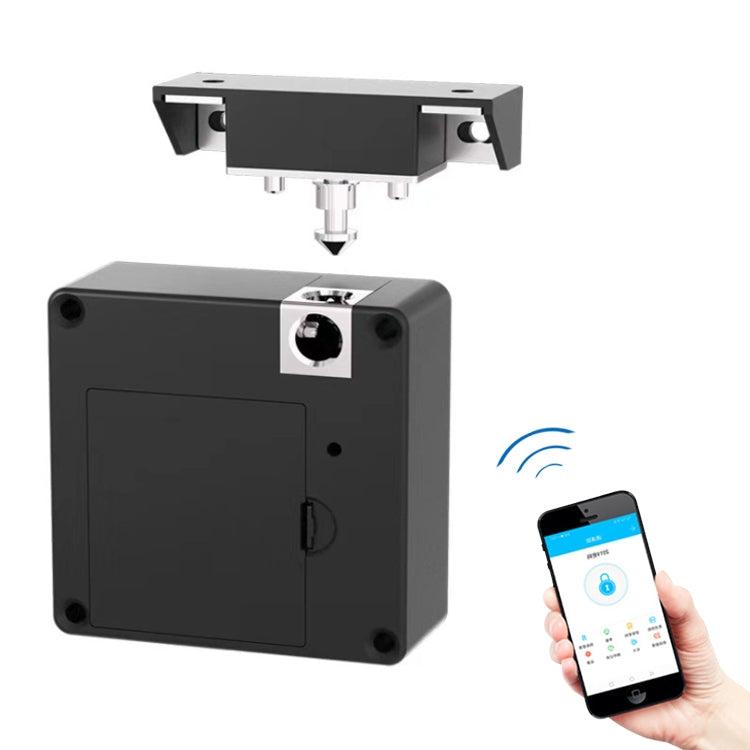 T8+ Non-opening Drawer Lock APP + IC Card Invisible Universal Cabinet Lock, APP + IC Card