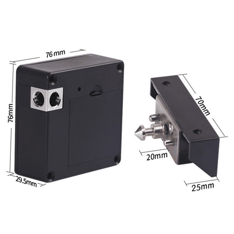 T8+ Non-opening Drawer Lock APP + IC Card Invisible Universal Cabinet Lock, APP + IC Card
