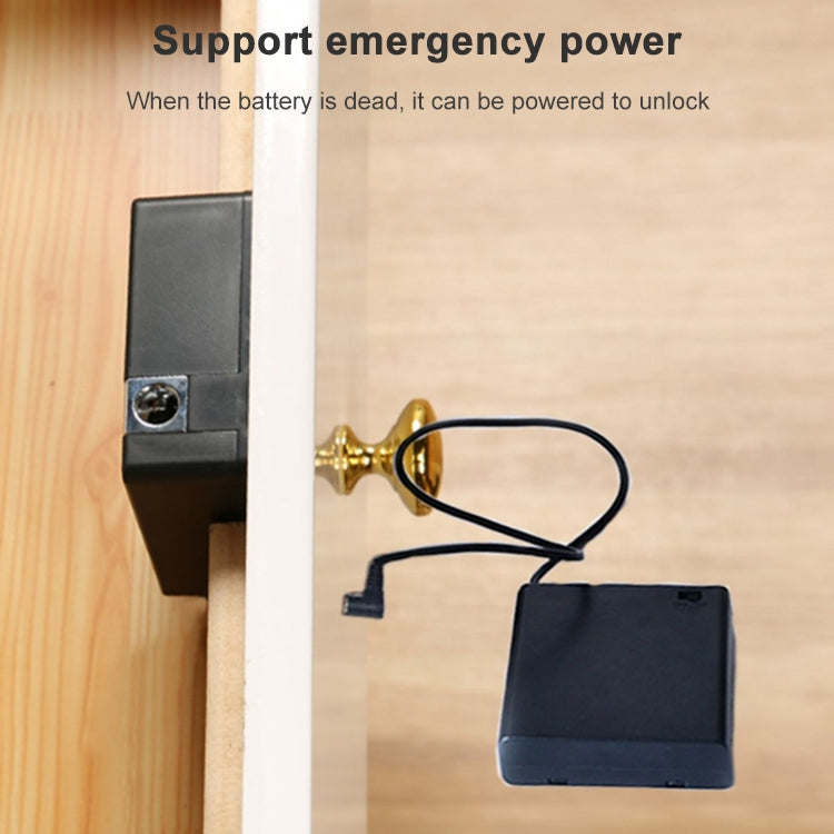 T8+ Non-opening Drawer Lock APP + IC Card Invisible Universal Cabinet Lock, APP + IC Card