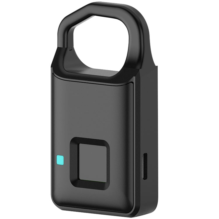 Anytek P4 3.7V Micro USB Charging Semiconductor Fingerprint Sensing Small Padlock, P4