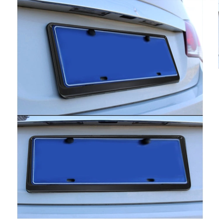 2 PCS Car License Plate Frames Stainless Steel License Plate Frame, Stainless Steel, Stainless Steel License Plate Frame