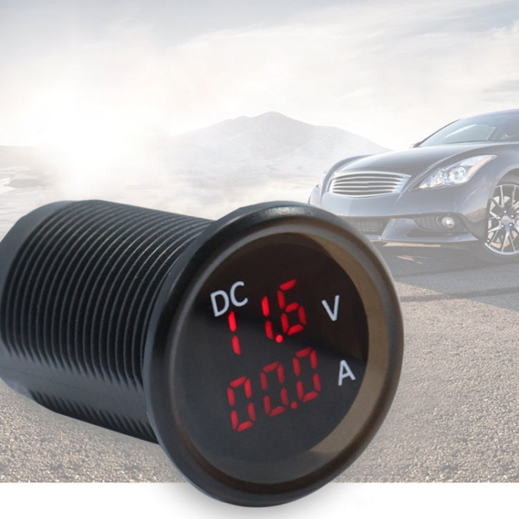 B3613  IP67 Waterproof Car Modification 4.5-30V Voltmeter + Ammeter, B3613