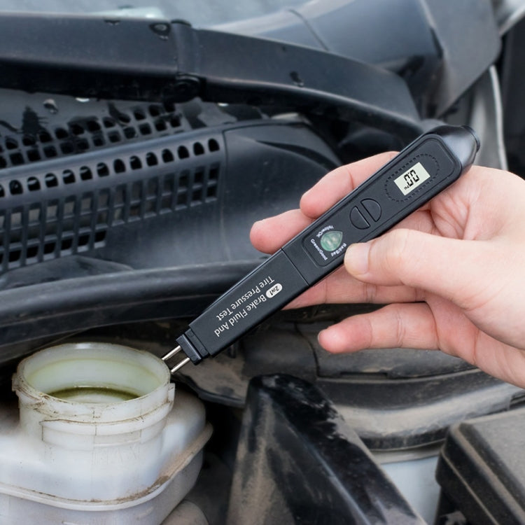 Car 2 in 1 Diagnostic Tool Brake Fluid Liquid Tire Pressure Tester, 2 in 1 Diagnostic Tool
