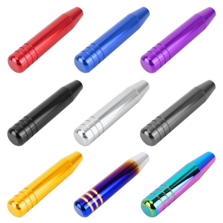 Universal Long Strip Shape Car Gear Shift Knob Modified Shifter Lever Knob, Length: 13cm, Length: 13cm (Black), Length: 13cm (Purple), Length: 13cm (Gradient Blue), Length: 13cm (Blue), Length: 13cm (Silver Grey), Length: 13cm (Silver), Length: 13cm (R...