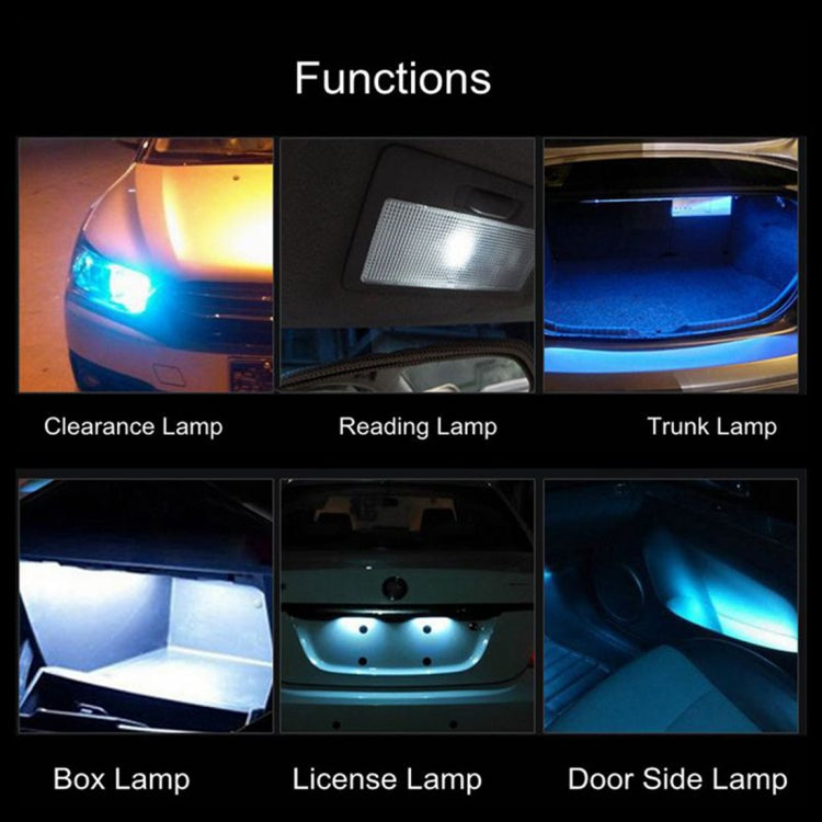 2 PCS 39mm DC12V / 1.5W / 6000K / 110LM 8LEDs SMD-3030 Car Reading Lamp Dome Light, with Decoder, 39mm