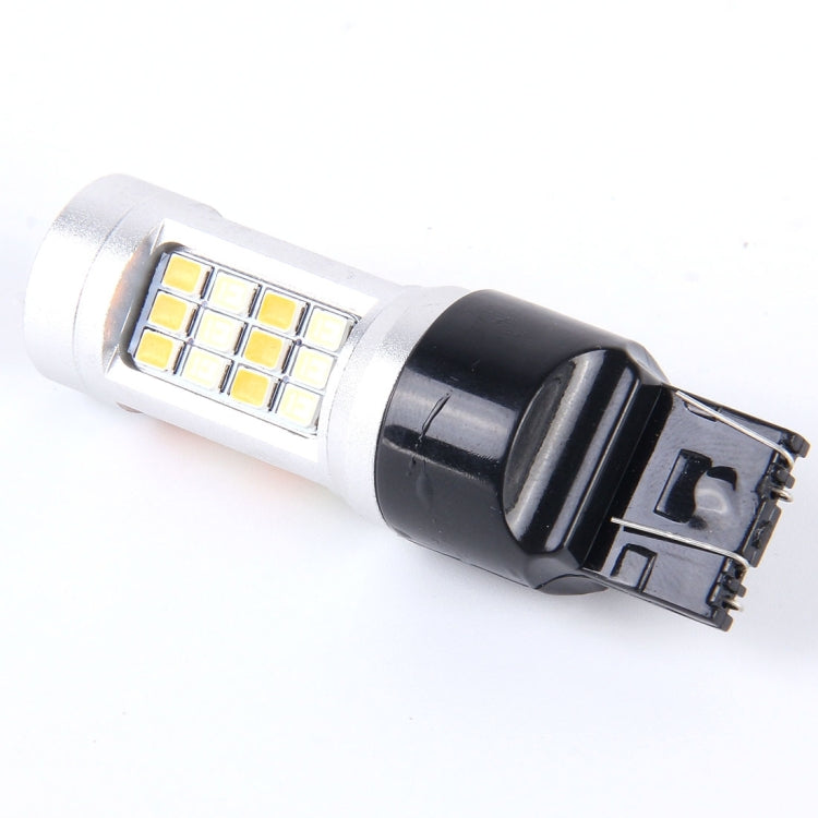 2 PCS T20/7443-42LED 20W 21*2835W+21*2835Y White+Yellow Light Turn Signal Light with Len. DC 12-24V, T20