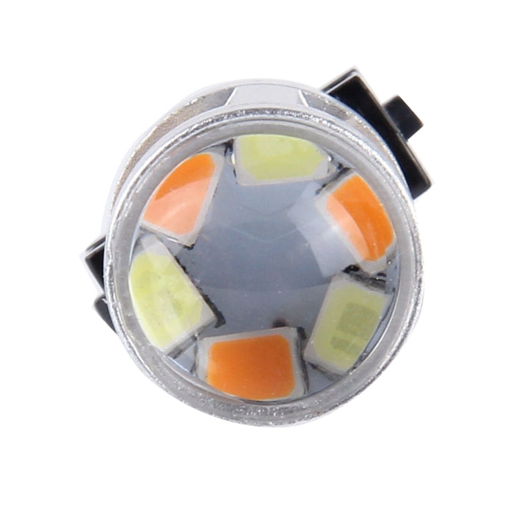 2 PCS T20/7443-42LED 20W 21*2835W+21*2835Y White+Yellow Light Turn Signal Light with Len. DC 12-24V, T20