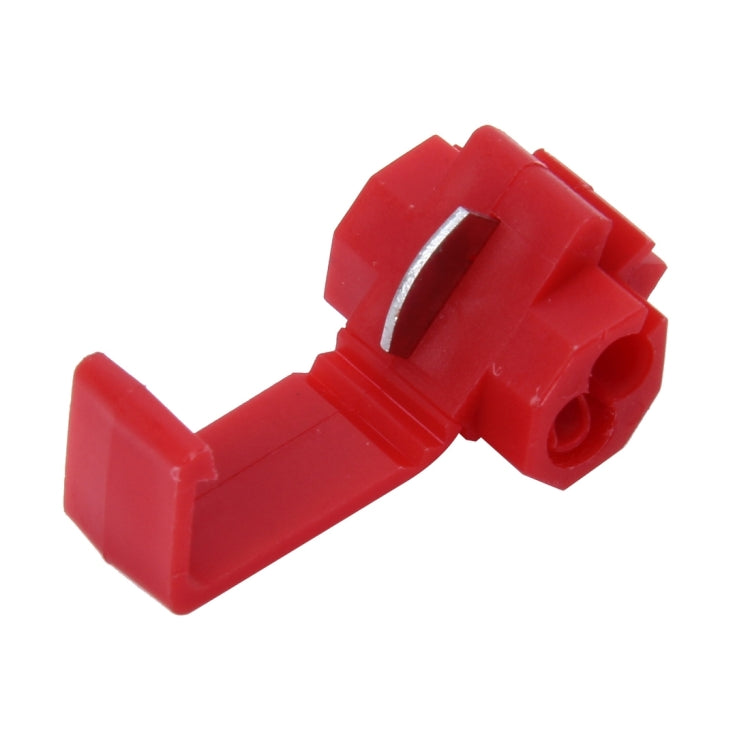 50 PCS Quick Splice Solderless Wire Terminals Connector, Red