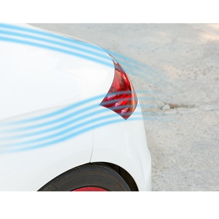 6 PCS Universal Resin Rear Spoiler Car Auto Rear Spoiler Exterior Rear Spoiler Kit Car Crash Strip Spoiler Routed Board Mute Rectifier Noise Reduction Spoiler