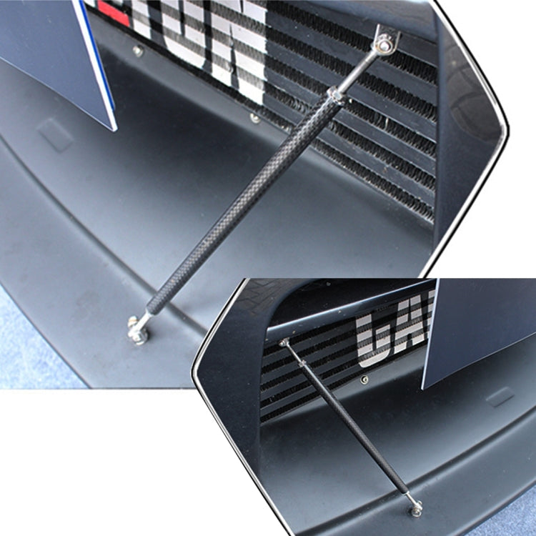 2 PCS Car Modification Large Surrounded By The Rod Telescopic Lever Front and Rear Bars Fixed Front Lip Back Shovel Adjustable Small Rod, Length: 20cm, Length: 20cm