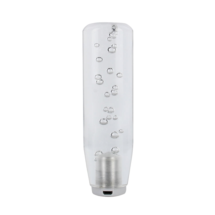 Universal Car Truck Transparent Bubble Colors LED Light Shift Knob Gear Lever Shifter, Length: 15cm, Length: 15cm