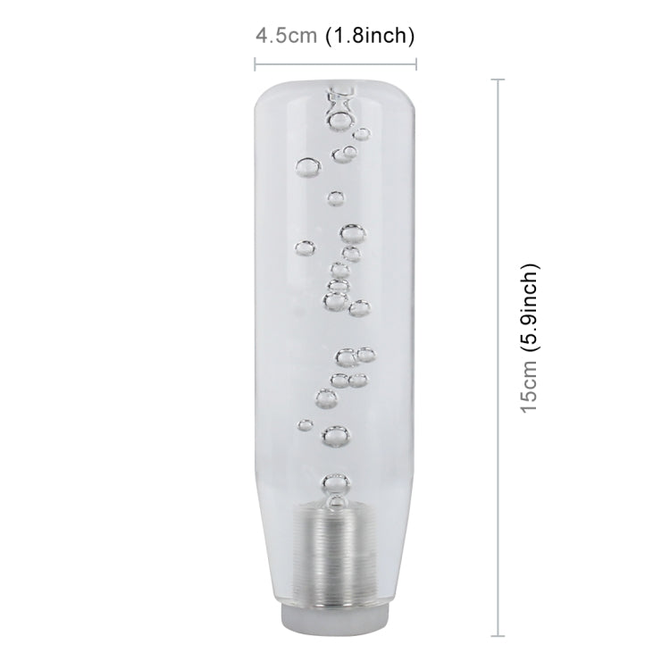 Universal Car Truck Transparent Bubble Colors LED Light Shift Knob Gear Lever Shifter, Length: 15cm, Length: 15cm