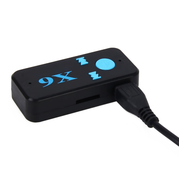 HQX6 Car Bluetooth V4.1 Audio Music Player Receiver Adapter, Support Wireless Hands-free & TF Card & USB Charge, HQX6