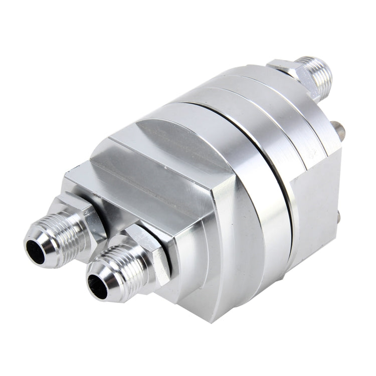 Car Universal Aluminum AN8 Split Cake Oil Handle Oil Filter Sandwich Adapter For Oil Cooler Plate Kit Oil Filter Cooler Sandwich Plate Adapter Cooler Adapter, AN8 Split Oil Handle Oil Filter