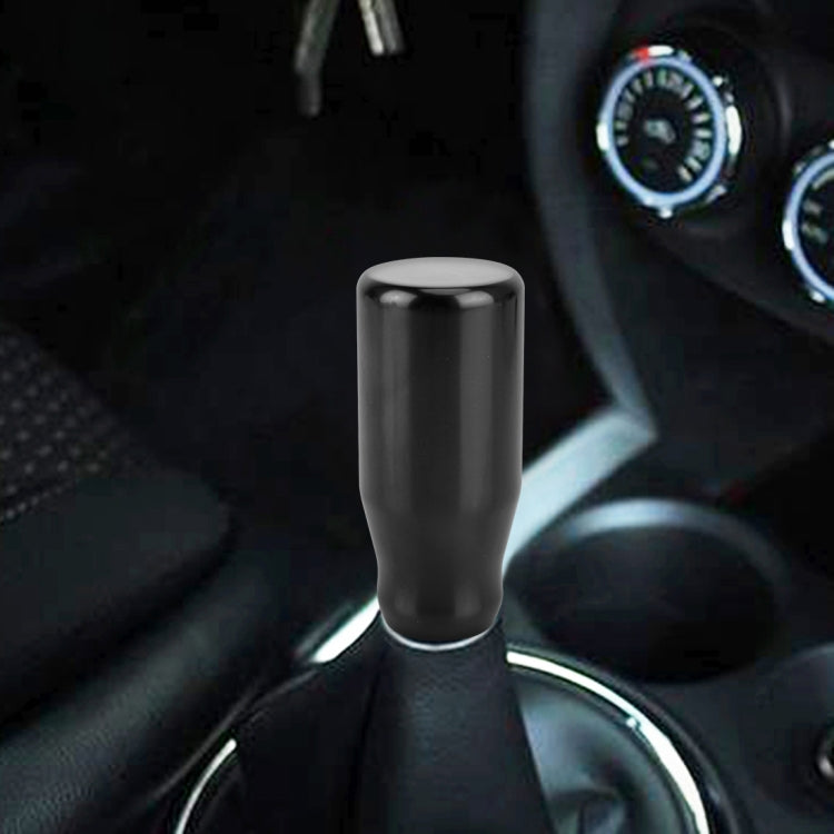 Universal Car Modified Gear Shift Knob Solid Color Smooth Auto Transmission Shift Lever Knob with Three Rubber Covers