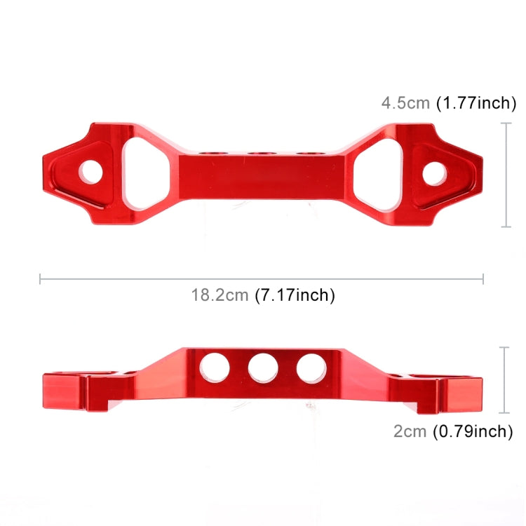 Universal Car Short Arch Stainless Steel Battery Tie Down Clamp Bracket, Size: 18.2 x 4.5 x 2cm, 18.2 x 4.5 x 2cm (Red), 18.2 x 4.5 x 2cm (Blue)