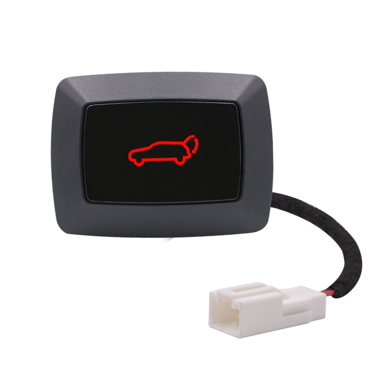 Universal Car Electric LED Light Tailgate Trunk Release Switch Rear Trunk Door Switch, Universal