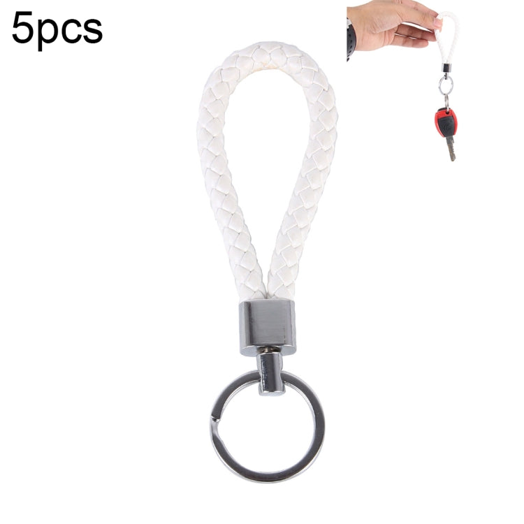 5pcs Car Key Ring Holder With Leather Strip, Car Key Ring Holder(Orange), Car Key Ring Holder(Pink), Car Key Ring Holder(Blue), Car Key Ring Holder(Magenta), Car Key Ring Holder(Red), Car Key Ring Holder(Baby Blue), Car Key Ring Holder(White)          ...
