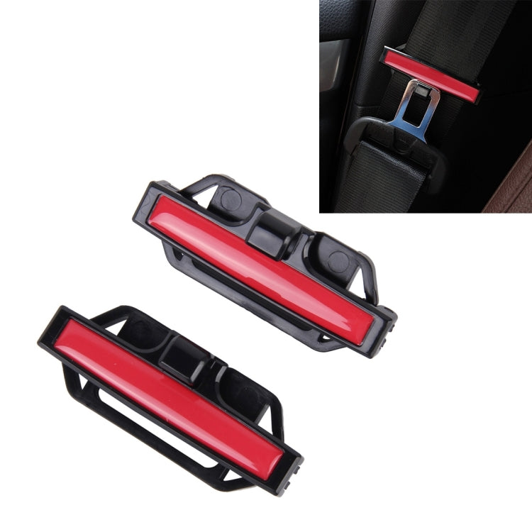 DM-013 2PCS Universal Fit Car Seatbelt Adjuster Clip Belt Strap Clamp Shoulder Neck Comfort Adjustment Child Safety Stopper Buckle
