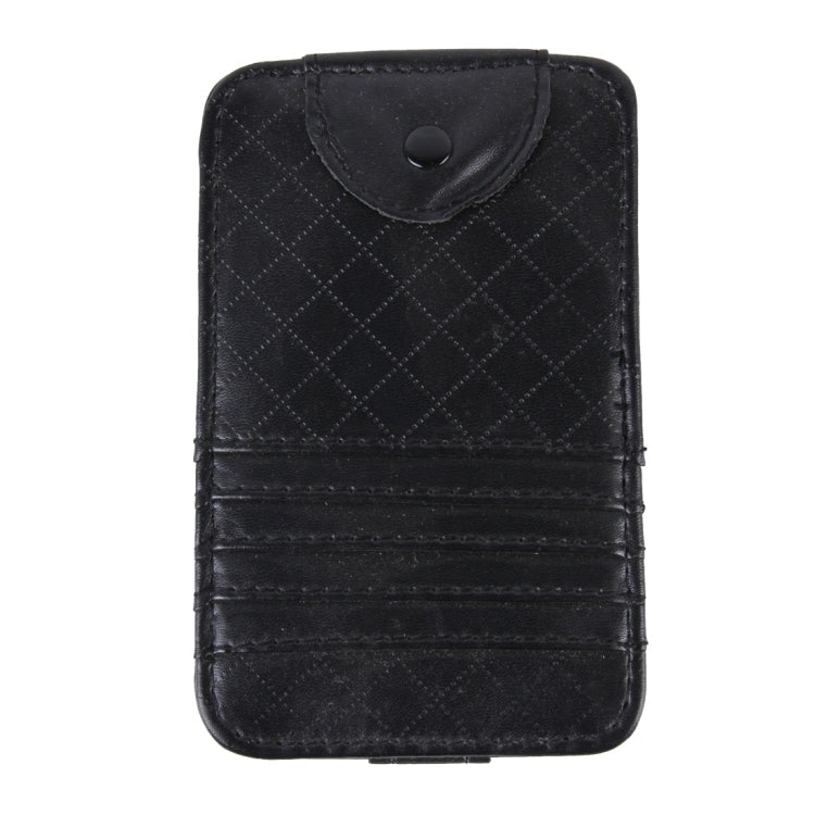 FUDAOCHE Multi-functional Auto Car Sun Visor Sunglasses Holder Card CD Storage Holder Pouch Bag