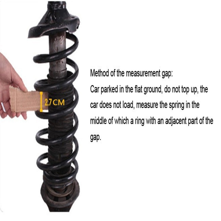 2 PCS Car Auto A+ Type Shock Absorber Spring Bumper Power Cushion Buffer, A+ Type（Spring Spacing: 60mm, Height: 90mm）