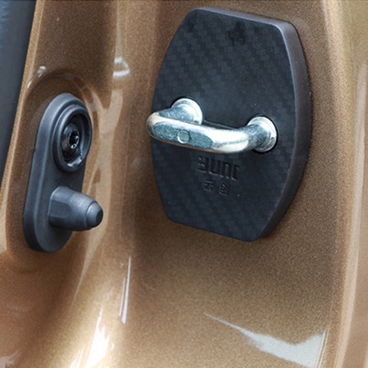 4 PCS Car Door Lock Buckle Decorated Rust Guard Protection Cover for Aeolus A30 BYD Surui BYD Qin, For Aeolus A30