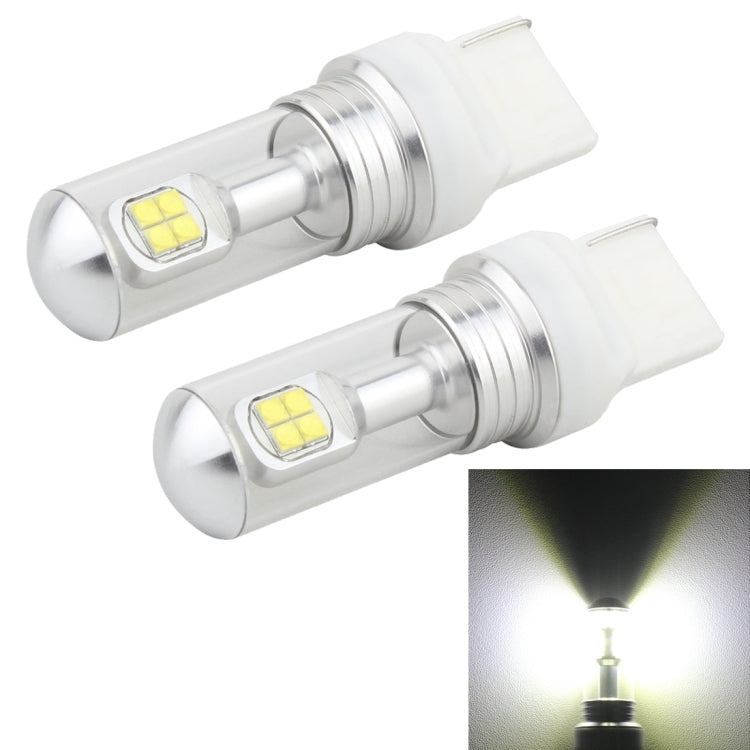 2 PCS 7440 40W 800 LM 6000K Car Turn Light Backup Light Brake Light with 8 CREE Lamps, DC 12V, 7440