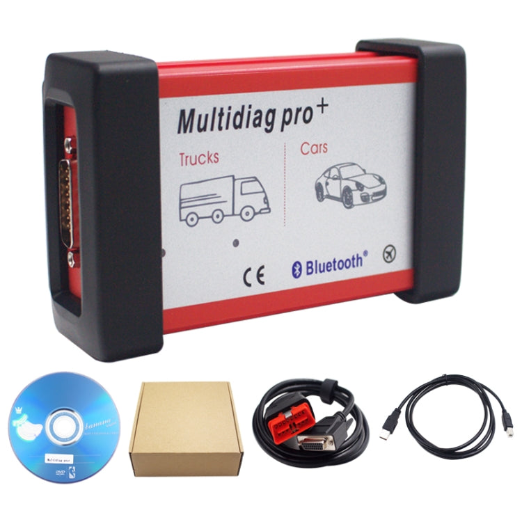 Multidiag Pro+ OBD2 CDP TCS CDP Bluetooth OBD2 Scan for Cars/Trucks OBDII Auto Diagnostic Scanner, Multidiag Pro+