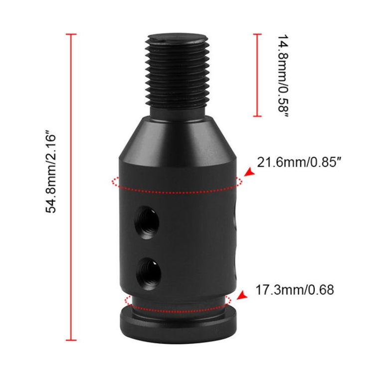 Car Threaded Shifter Gear Shift Knob Adapter 12 x 1.25