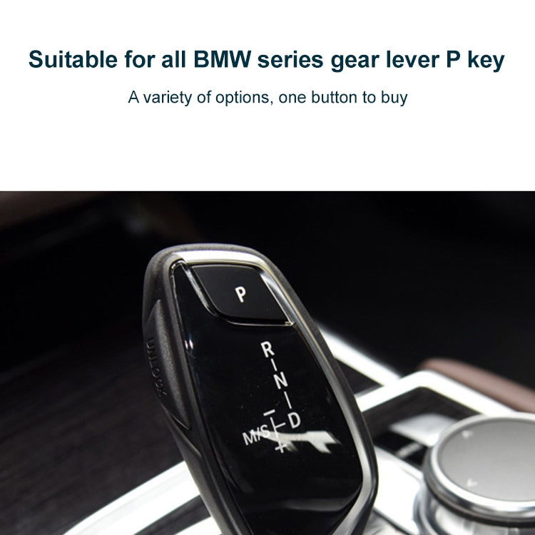 Car Gear Lever Auto Parking Button Letter P Cap for BMW G Chassis Series, Left Driving, For BMW G Chassis Series (Blue), For BMW G Chassis Series (Red), For BMW G Chassis Series (Black)
