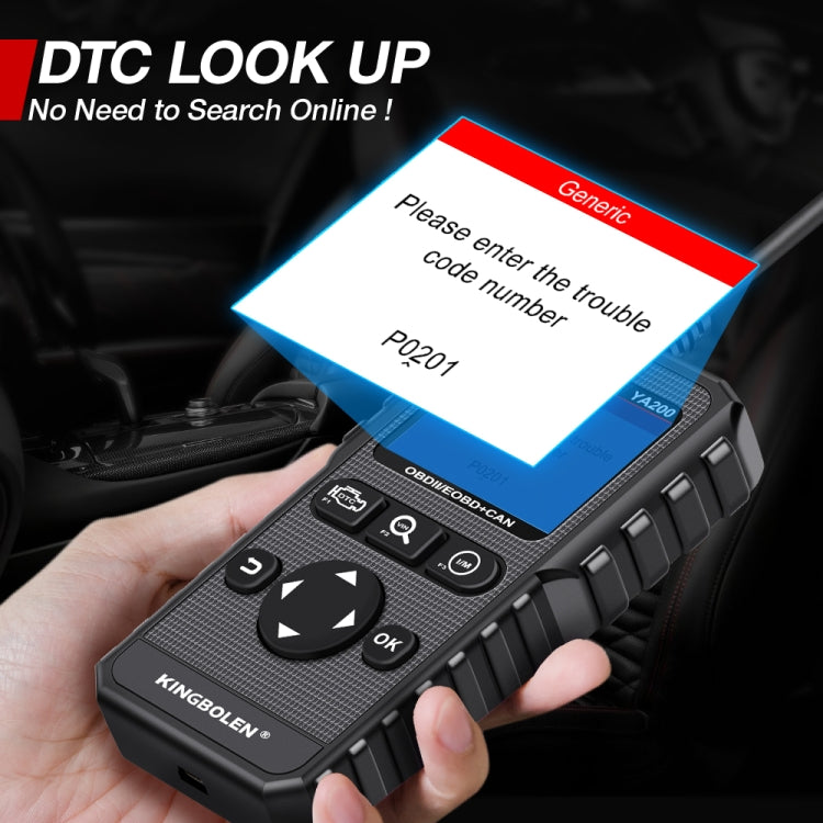 KINGBOLEN YA200 OBD2 Car Fault Diagnosis Tool Fault Analyzer, YA200