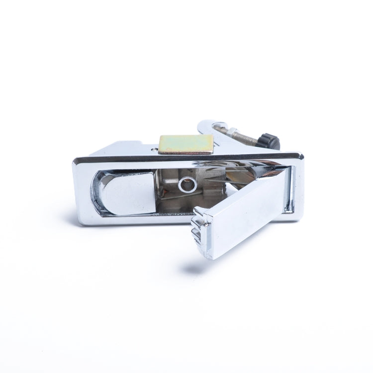 Silver Zinc Alloy Adjustable Lever Hand Operated Compression Latch with Raised Trigger for RV / Trailer, Non-Locking, Silver