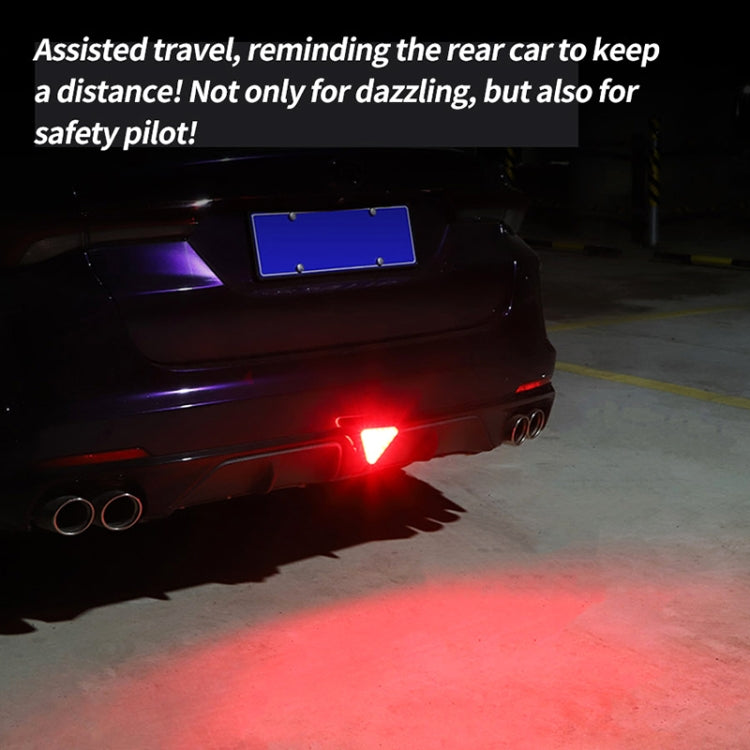 Bicycle / Mountain Bike X Style Triangle Pilot Light LED Tail Light, X Style