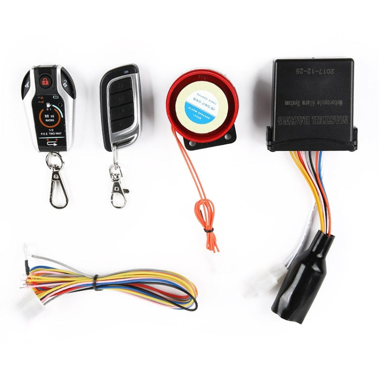 Universal Motorcycle Alarm Bidirectional Anti-theft Device with Induction Remote Control, Anti-theft Device