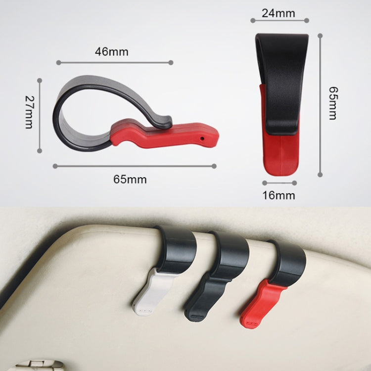 Multifunctional Car Glasses Mount Holder Card Bill Storage Clip