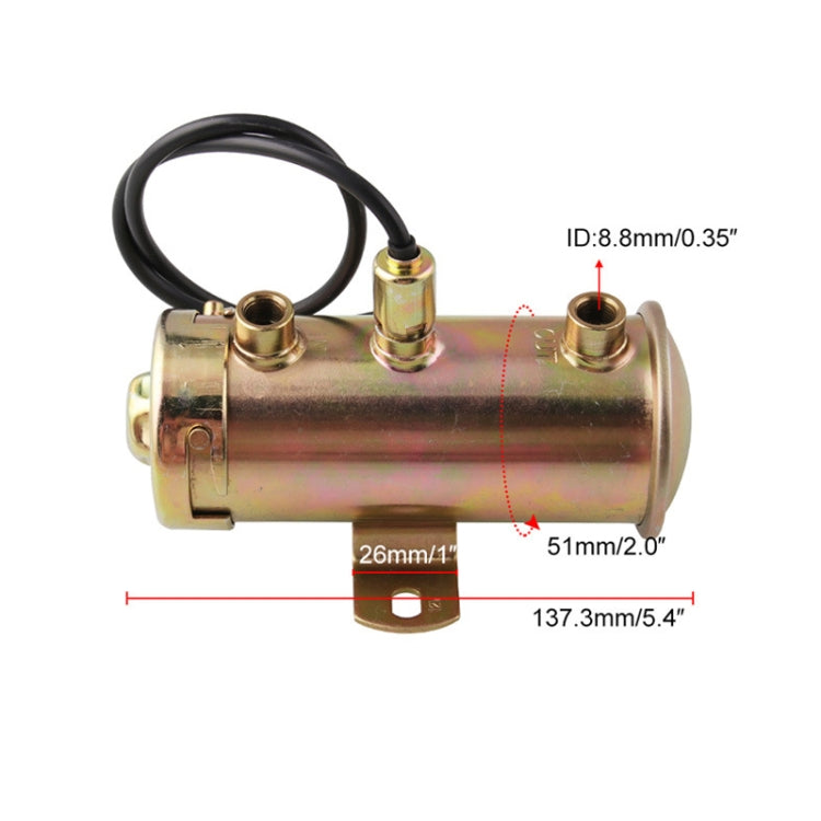 12V Car Modified Universal Electric Fuel Pump, Universal Electric Fuel Pump
