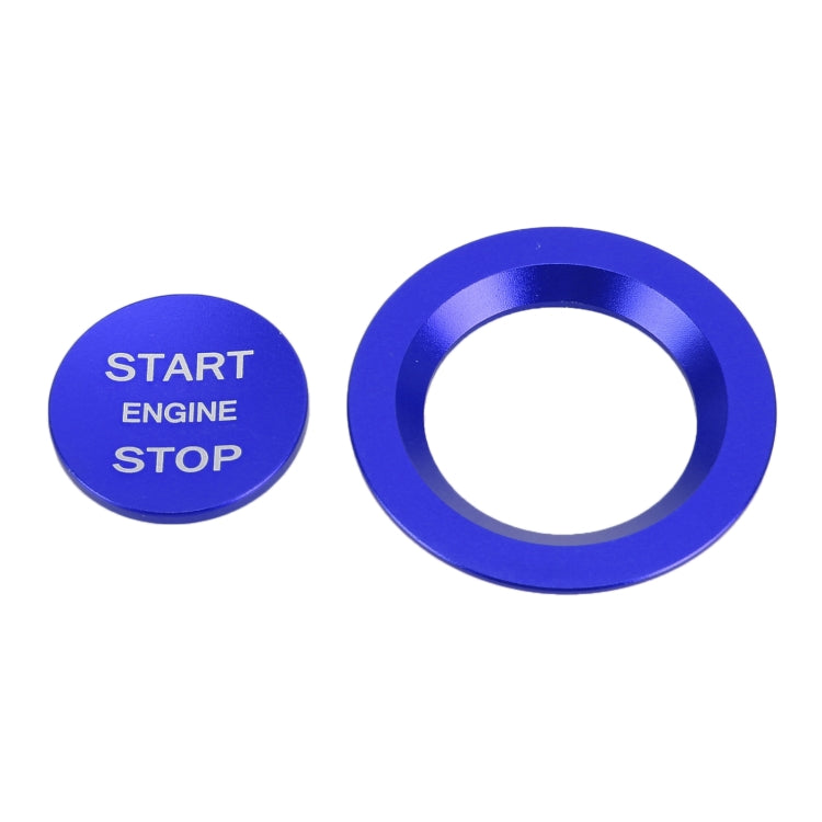 Car Engine Start Key Push Button Ring Trim Metal Sticker Decoration for Land Rover/Jaguar, For Land Rover/Jaguar
