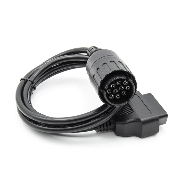 Motorcycle OBD Cable 10PIN to 16PIN Connector Cable for BMW, For BMW