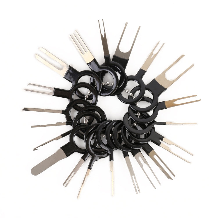 41 in 1 Car Plug Circuit Board Wire Harness Terminal Extraction Pick Connector Crimp Pin Back Needle Remove Tool, 41 in 1