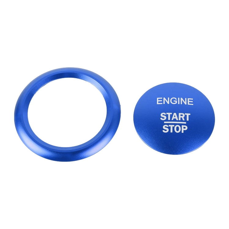 Car Engine Start Key Push Button Ring Trim Sticker Decoration for Mercedes-Benz A-Class 2013-2018 / C-Class 2015-2018 / GLA, For Mercedes-Benz A-Class (Blue), For Mercedes-Benz A-Class (Red)