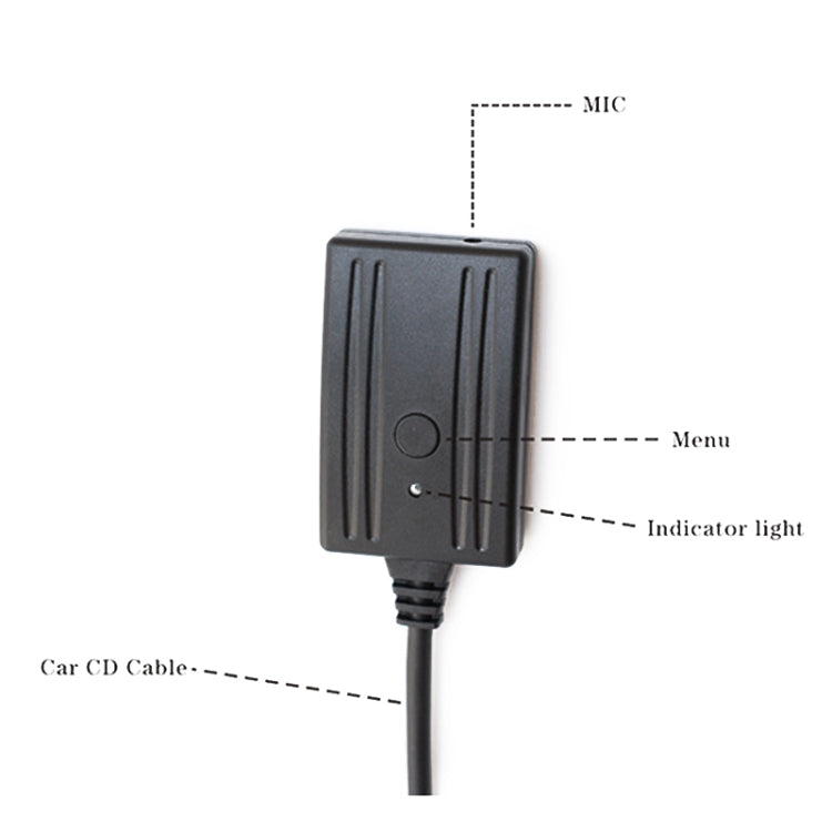 Car AUX Bluetooth Audio Cable + MIC for BMW Mini One Cooper, For BMW Mini One Cooper