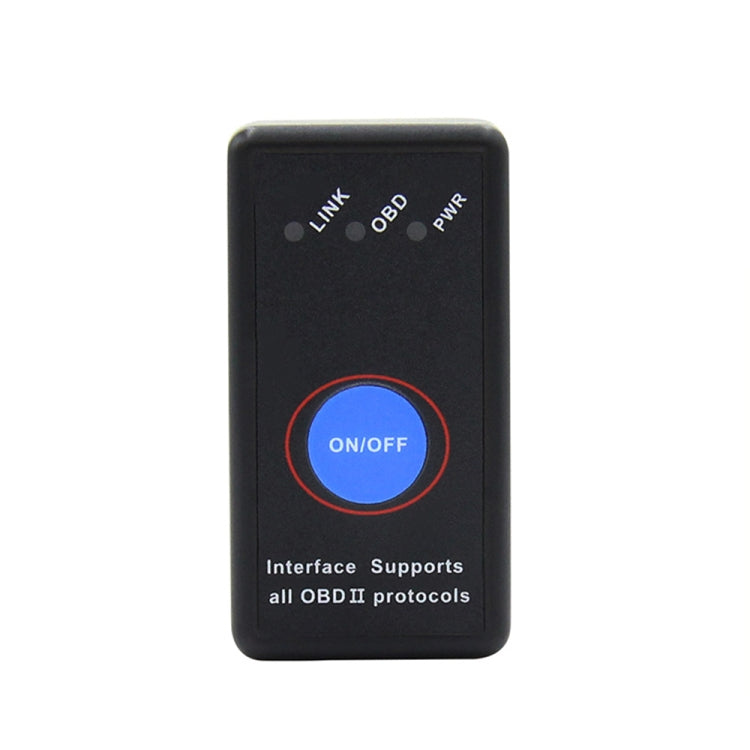 Mini Bluetooth 4.0 ELM327 OBD Car Fault Diagnostic Scanner with Power Switch, Bluetooth 4.0 with Power Switch