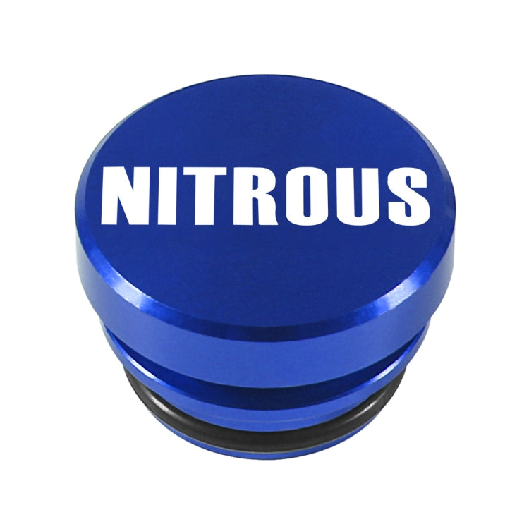 2 PCS Car / Motorcycle NITROUS Letter Metal Cigarette Lighter Dust Cover, NITROUS