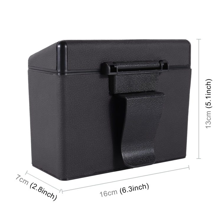 Car Plastic Trash Can Large Capacity Interior Accessories Box